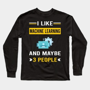 3 People Machine Learning Long Sleeve T-Shirt